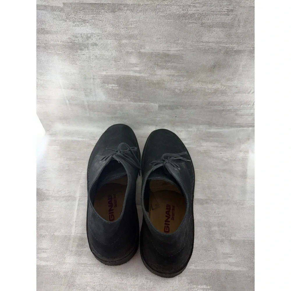Clarks Originals Desert Boot Black Suede Chukka Men Sz 10M 13292